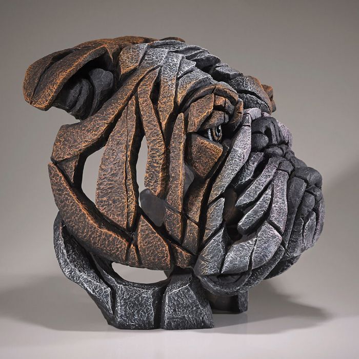 Edge Sculpture - Bulldog Bust