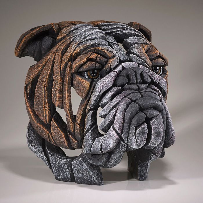 Edge Sculpture - Bulldog Bust
