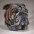Edge Sculpture - Bulldog Bust