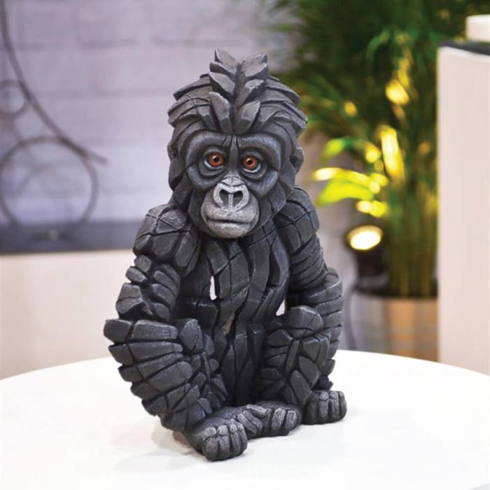 Edge Sculpture - Baby Gorilla Figure