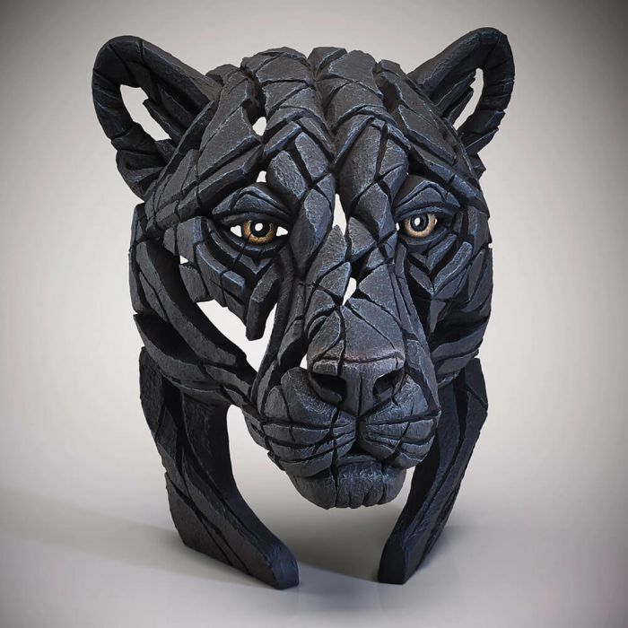 Edge Sculpture - Panther Bust