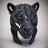 Edge Sculpture - Panther Bust
