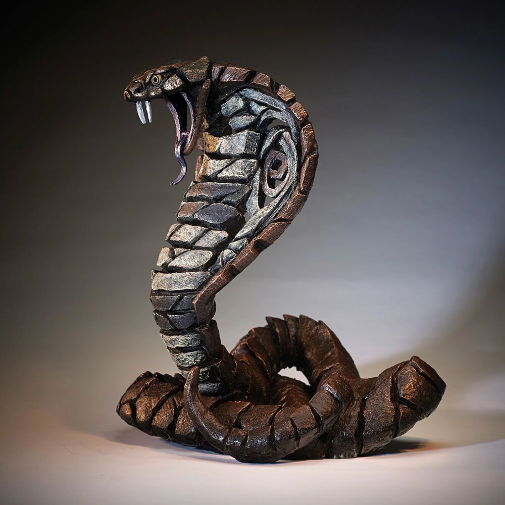 Edge Sculpture - Cobra Copper Brown Figure