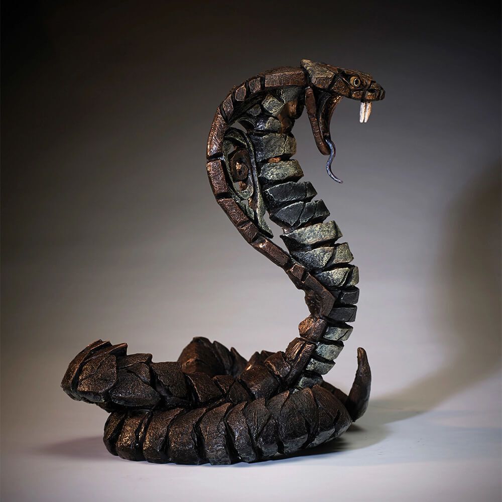 Edge Sculpture - Cobra Copper Brown Figure