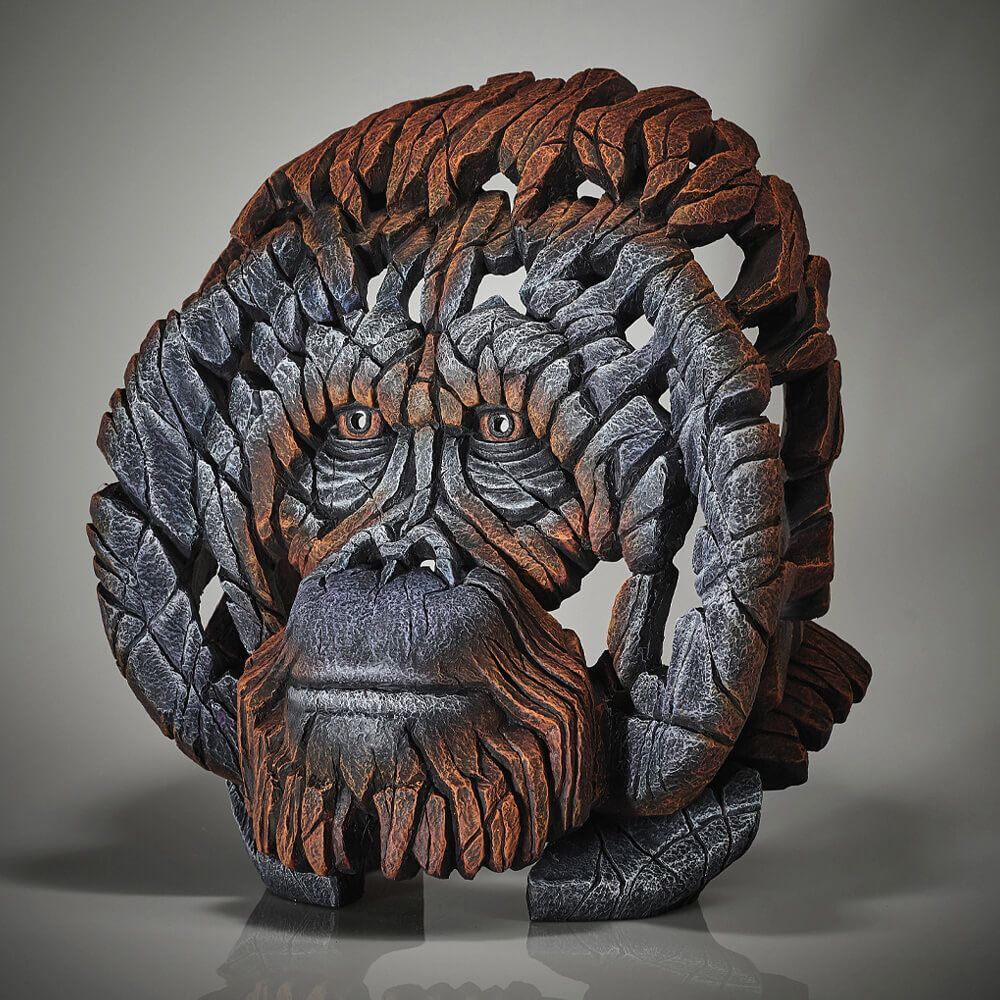 Edge Sculpture - Orangutan Bust