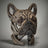 Edge Sculpture - French Bulldog