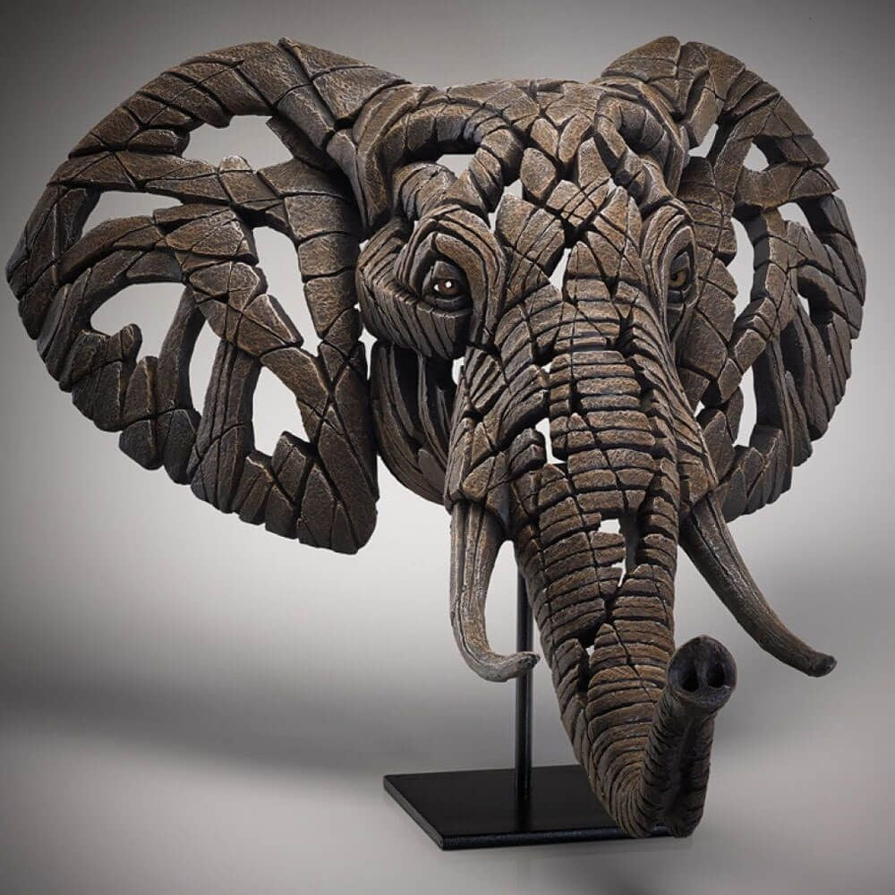 Edge Sculpture - Elephant Bust