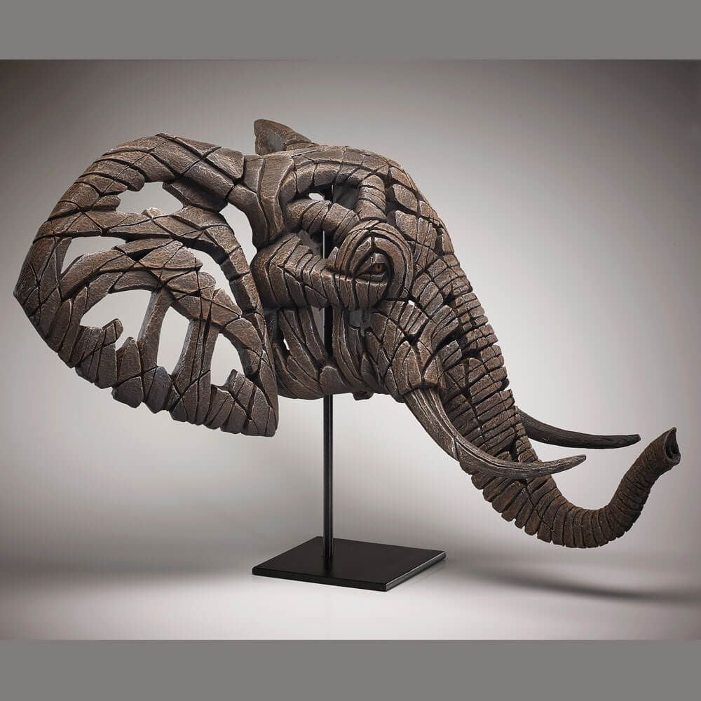 Edge Sculpture - Elephant Bust