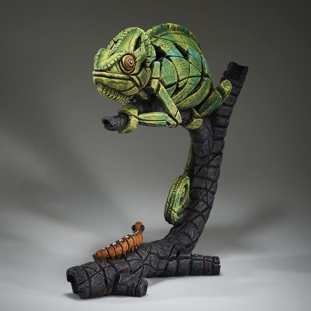 Edge Sculpture - Chameleon Figure