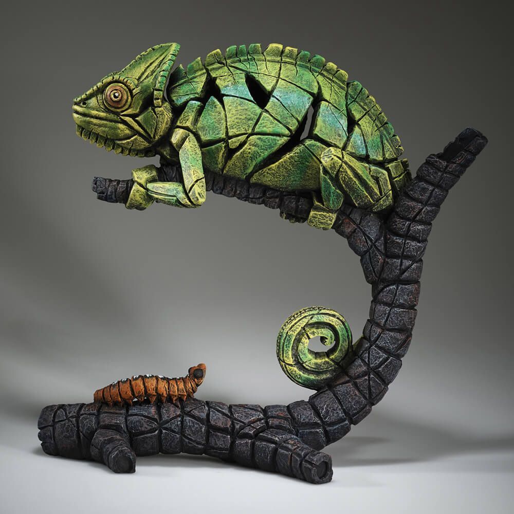 Edge Sculpture - Chameleon Figure