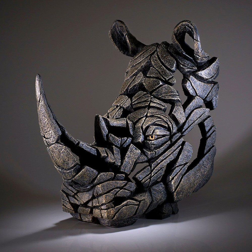 Edge Sculpture - Rhinoceros Bust