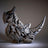 Edge Sculpture - Rhinoceros Bust