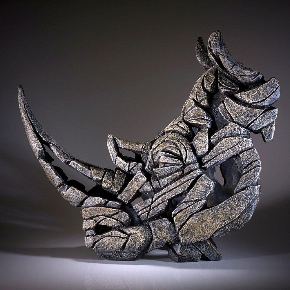 Edge Sculpture - Rhinoceros Bust