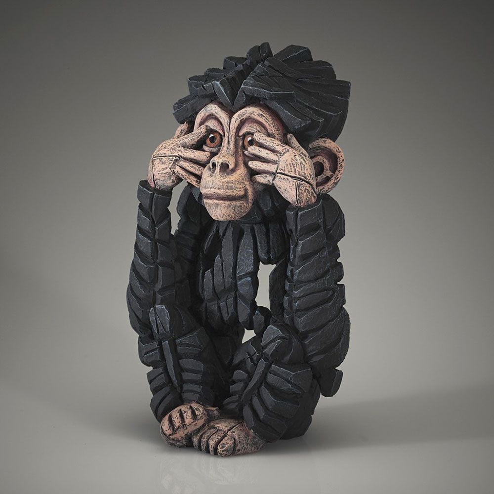 Edge Sculpture - Baby Chimp See No Evil Figure