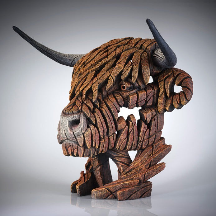 Edge Sculpture - Highland Cow Bust