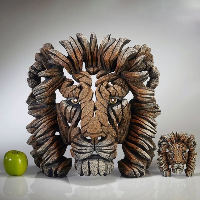 Edge Sculpture - Miniature Lion Bust