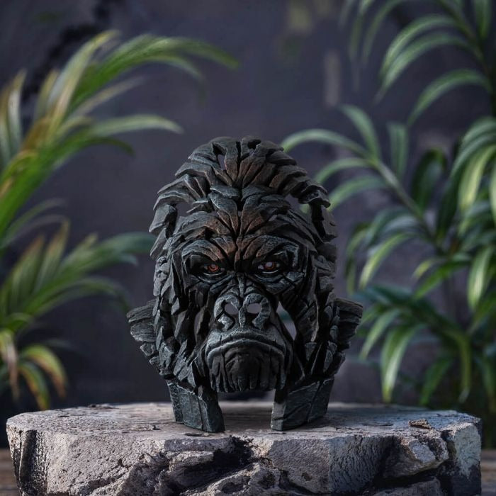 Edge Sculpture - Miniature Gorilla Bust