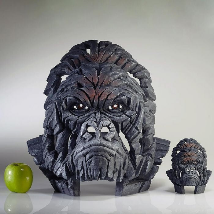 Edge Sculpture - Miniature Gorilla Bust
