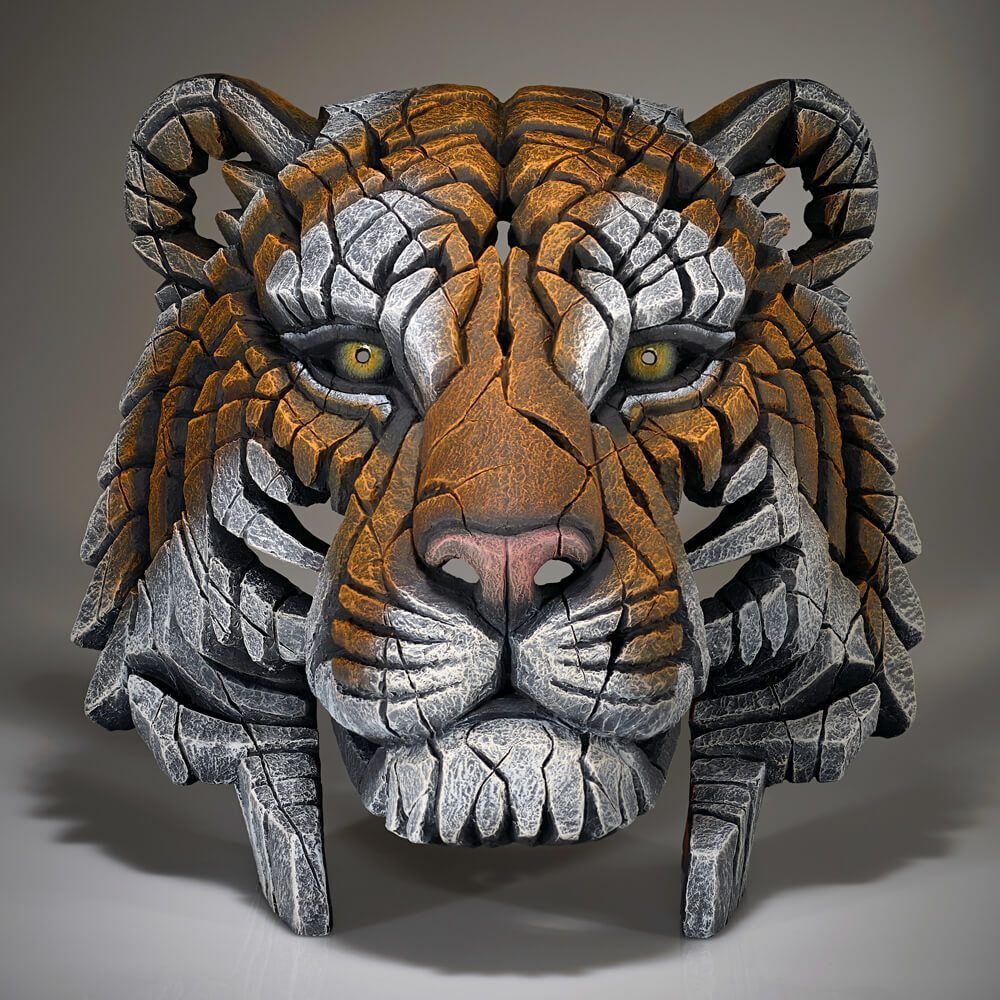 Edge Sculpture - Tiger Bust