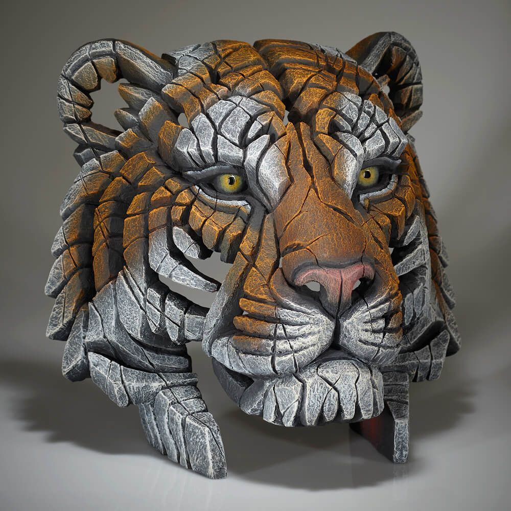 Edge Sculpture - Tiger Bust