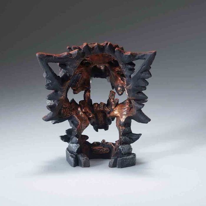 Edge Sculpture - Miniature Wolf Bust