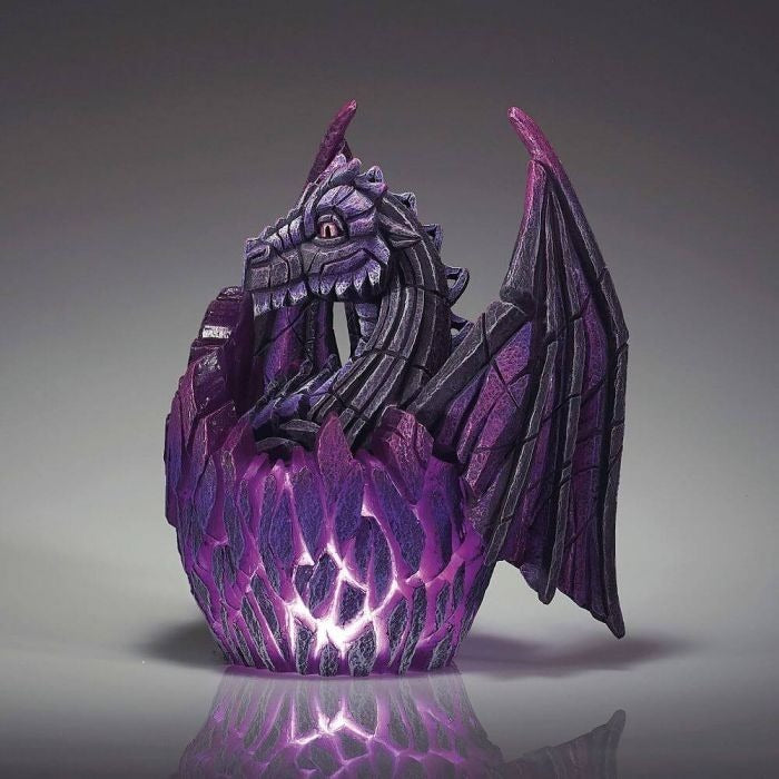 Edge Sculpture - Lit Dragon Egg Purple