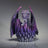 Edge Sculpture - Lit Dragon Egg Purple