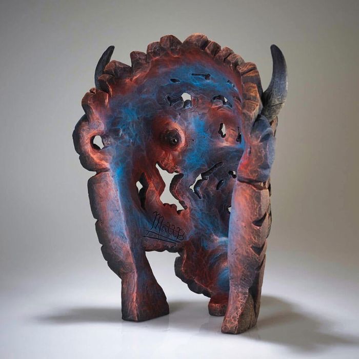 Edge Sculpture - American Bison Bust