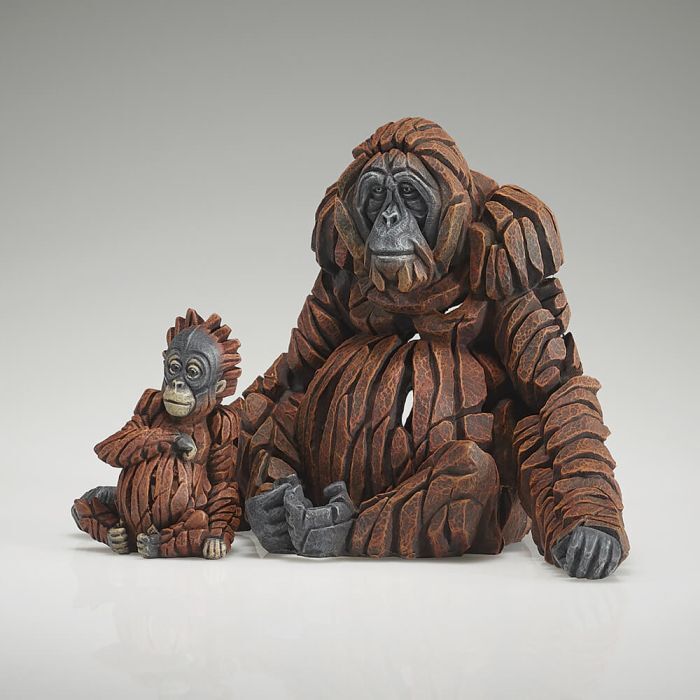 Edge Sculpture - Miniature Orangutan Set