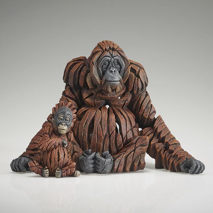 Edge Sculpture - Miniature Orangutan Set