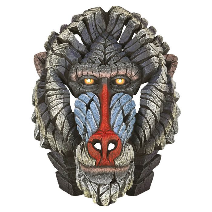 Edge Sculpture - Mandrill Bust