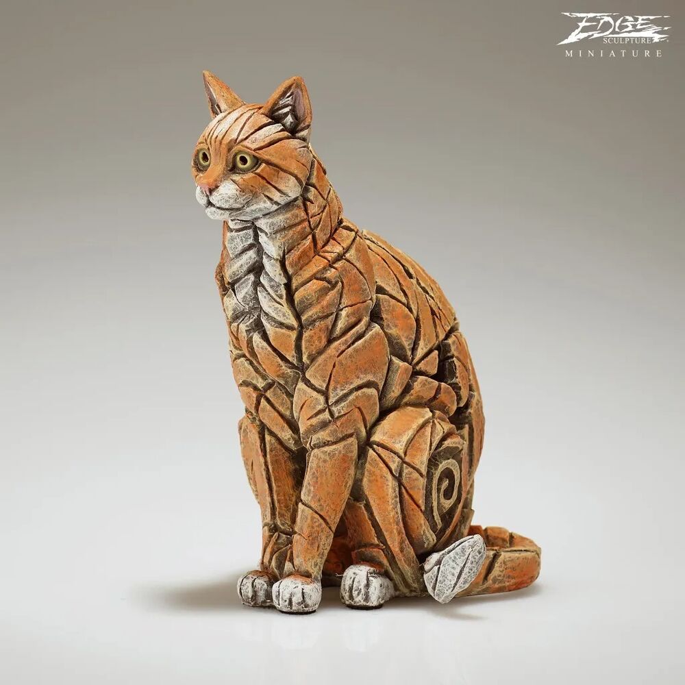 Edge Sculpture - Miniature Ginger Cat
