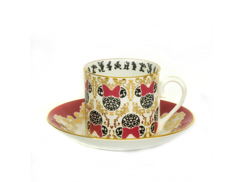 English Ladies Minnie Mouse Modern - Cup And Saucer - Tea Set