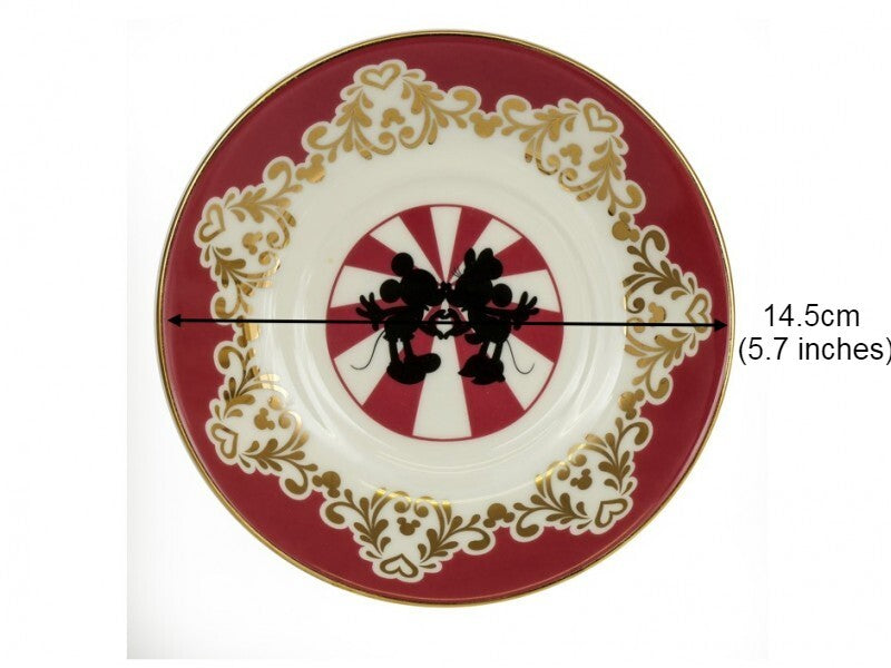English Ladies Minnie Mouse Modern - Cup And Saucer - Tea Set
