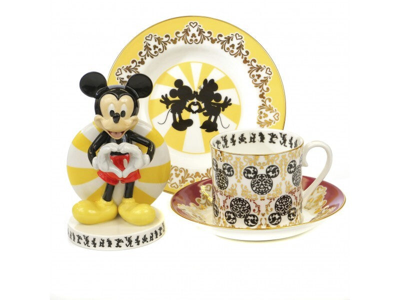 English Ladies Mickey Mouse Modern Figurine