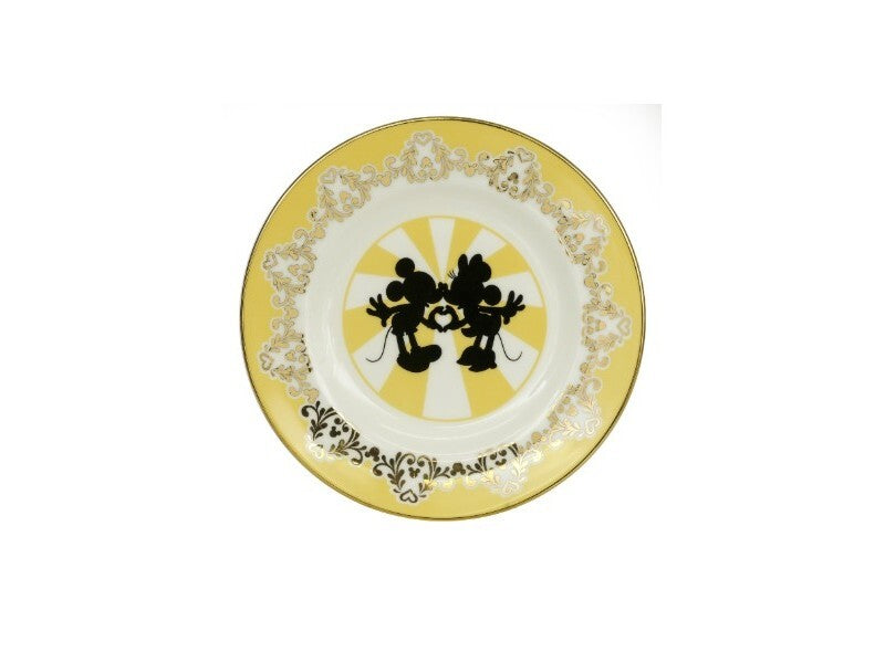 English Ladies Mickey and Minnie Mouse Modern - 16cm Plate