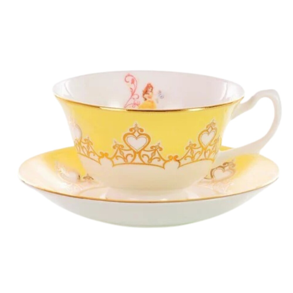 English Ladies Beauty And The Beast - Belle - Cup And Saucer - Tea Set
