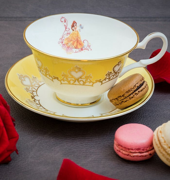 English Ladies Beauty And The Beast - Belle - Cup And Saucer - Tea Set