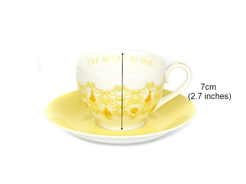English Ladies Beauty And The Beast - Belle - Colour Story Cup And Saucer - Tea Set