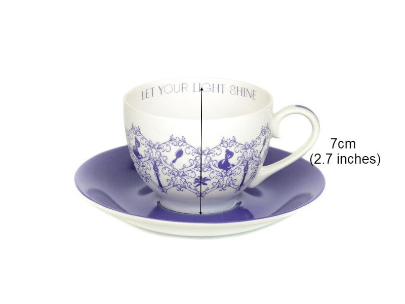 English Ladies Rapunzel - Colour Story Cup And Saucer - Tea Set