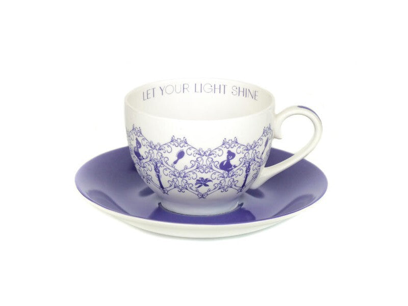 English Ladies Rapunzel - Colour Story Cup And Saucer - Tea Set