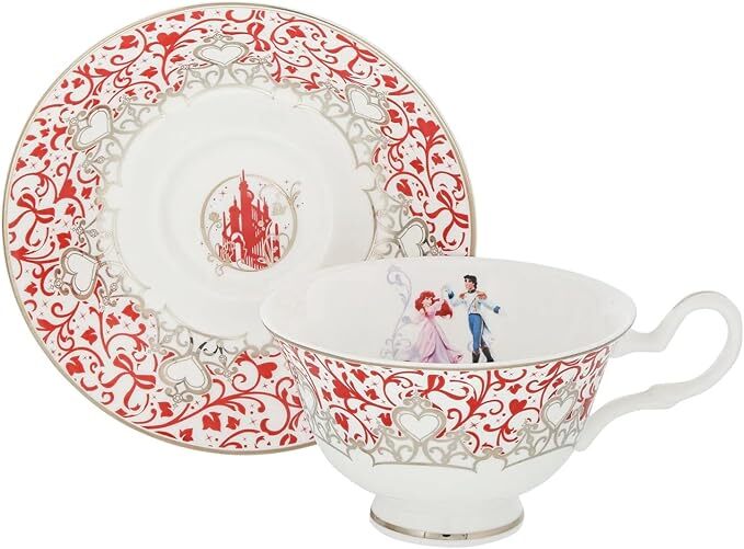 English Ladies The Little Mermaid - Ariel - Wedding Cup And Saucer