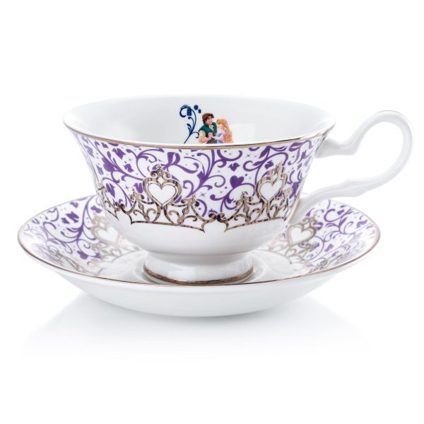 English Ladies Tangled - Rapunzel - Wedding Cup And Saucer