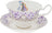 English Ladies Tangled - Rapunzel - Wedding Cup And Saucer