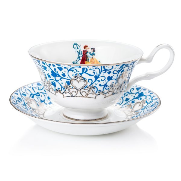 English Ladies Snow White - Wedding Cup And Saucer