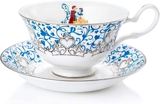 English Ladies Snow White - Wedding Cup And Saucer