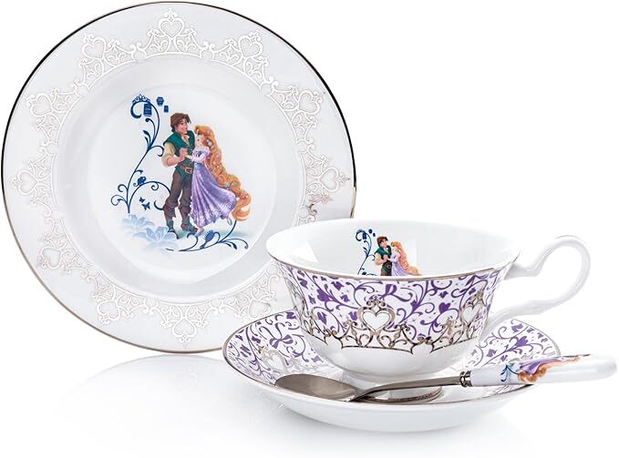 English Ladies Tangled - Rapunzel - Wedding 15cm Plate