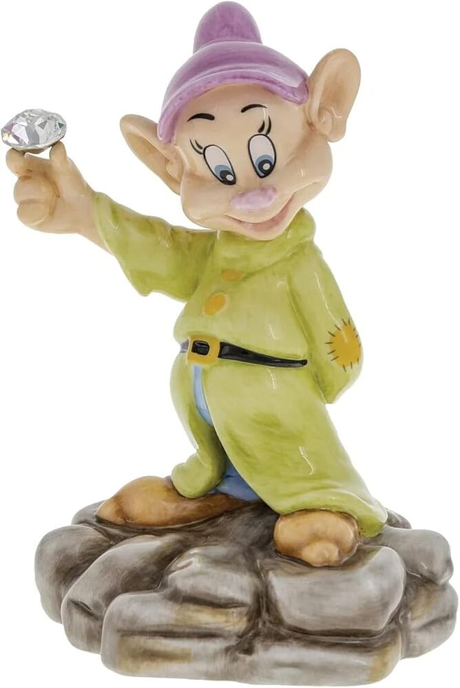 English Ladies Snow White and the Seven Dwarfs - Diamond Mine Dopey Figurine