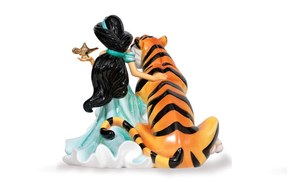English Ladies Aladdin - Jasmine and Rajah Limited Edition Figurine