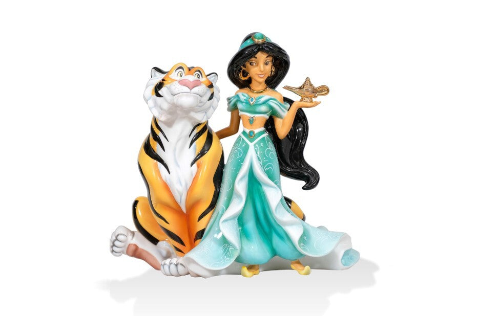 English Ladies Aladdin - Jasmine and Rajah Limited Edition Figurine